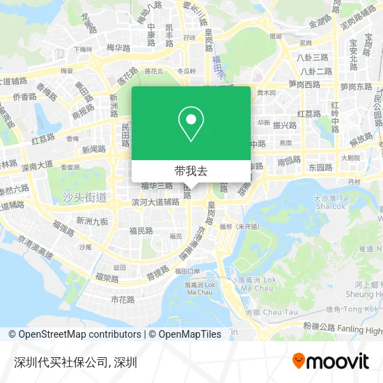 深圳代买社保公司地图