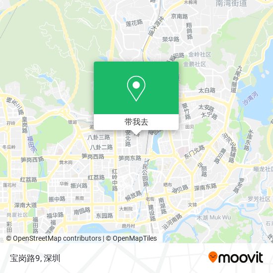 宝岗路9地图