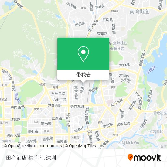 田心酒店-棋牌室地图