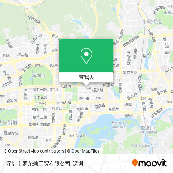 深圳市罗荣灿工贸有限公司地图