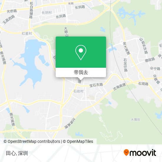 田心地图