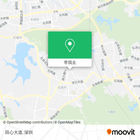 田心大道地图