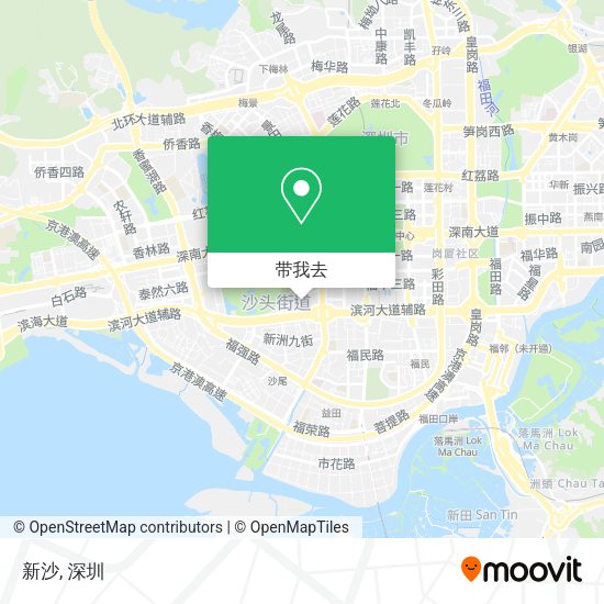 新沙地图