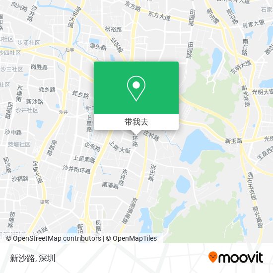 新沙路地图