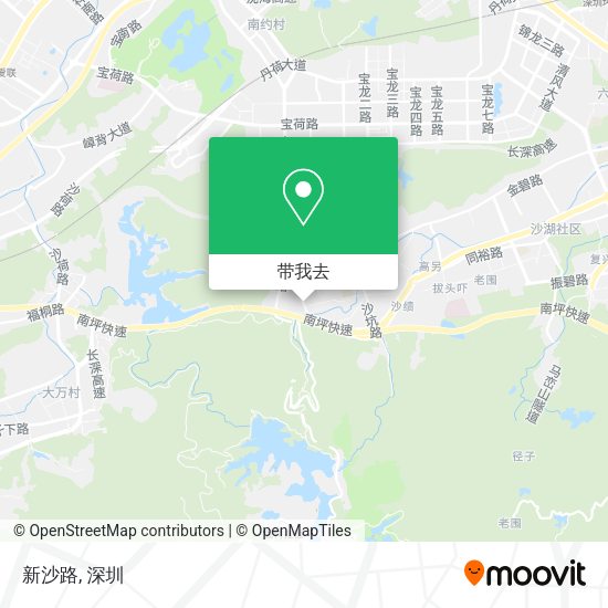 新沙路地图