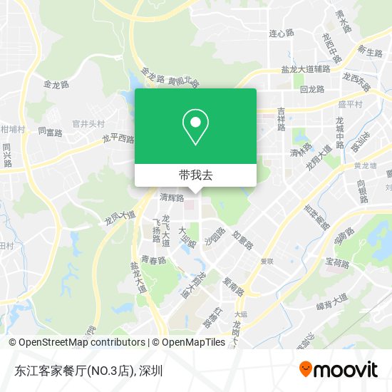 东江客家餐厅(NO.3店)地图