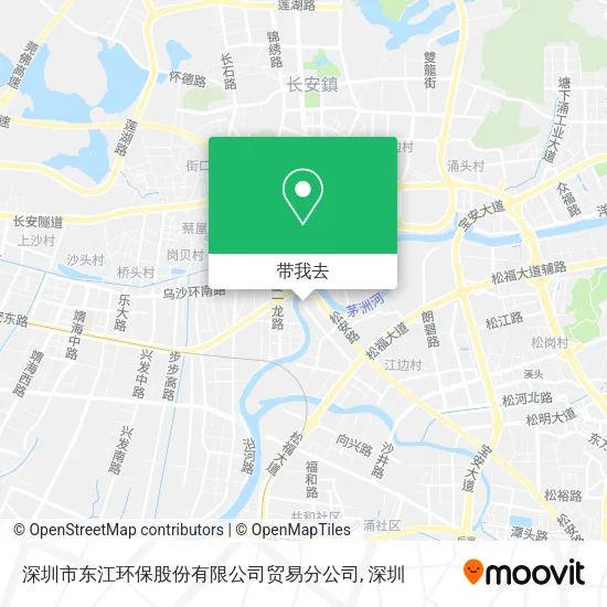 深圳市东江环保股份有限公司贸易分公司地图