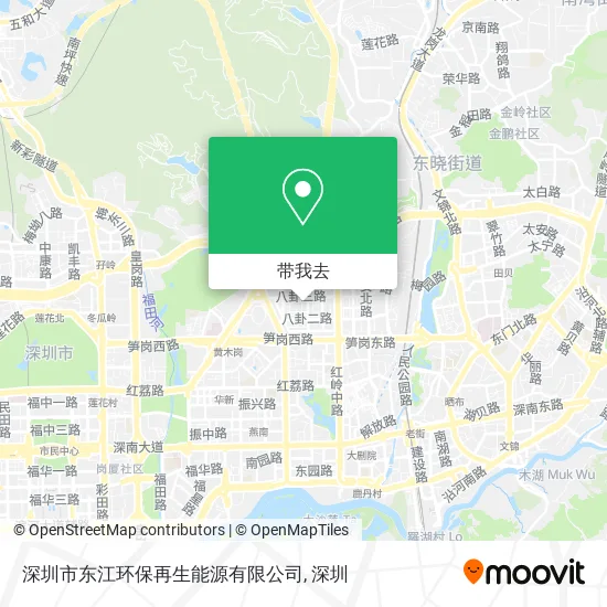 深圳市东江环保再生能源有限公司地图
