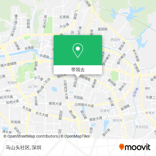 马山头社区地图
