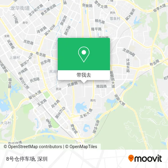 8号仓停车场地图