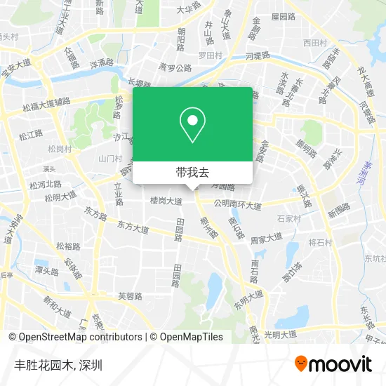 丰胜花园木地图