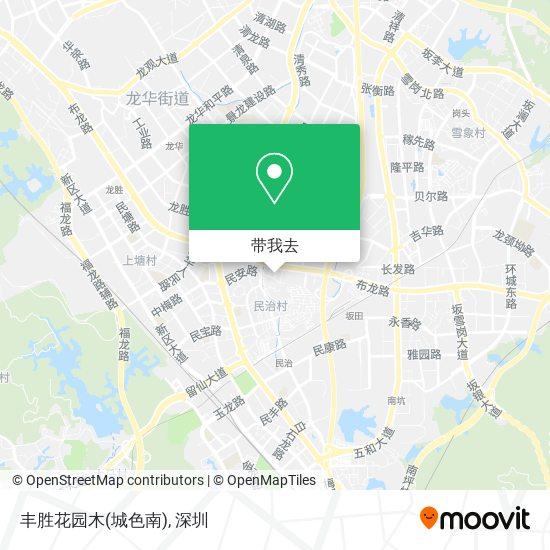 丰胜花园木(城色南)地图
