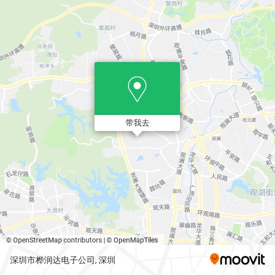 深圳市桦润达电子公司地图