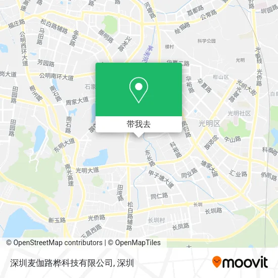 深圳麦伽路桦科技有限公司地图
