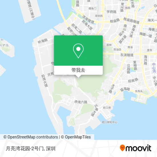 月亮湾花园-2号门地图