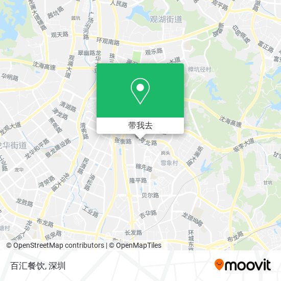 百汇餐饮地图