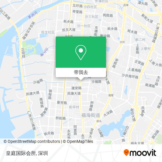 皇庭国际会所地图