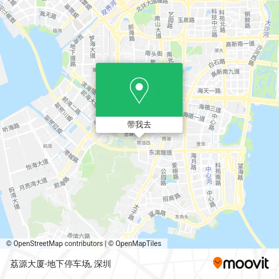 荔源大厦-地下停车场地图
