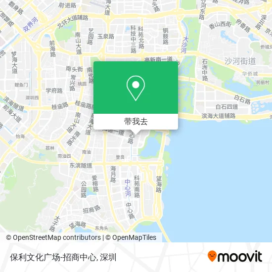 保利文化广场-招商中心地图