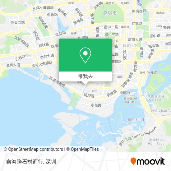 鑫海隆石材商行地图