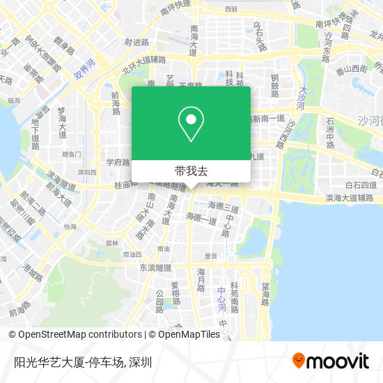 阳光华艺大厦-停车场地图