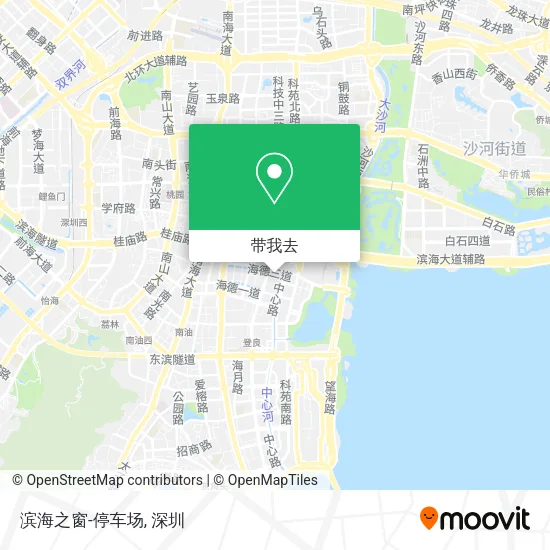 滨海之窗-停车场地图