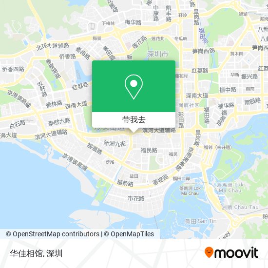 华佳相馆地图