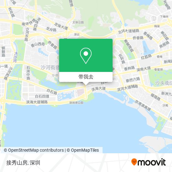 接秀山房地图