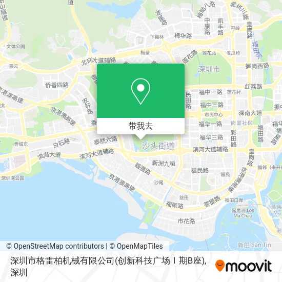 深圳市格雷柏机械有限公司(创新科技广场Ⅰ期B座)地图