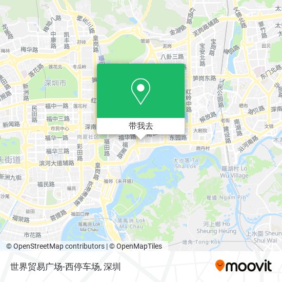 世界贸易广场-西停车场地图
