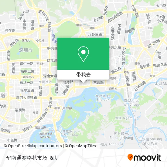 华南通赛格苑市场地图