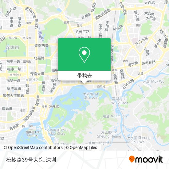 松岭路39号大院地图