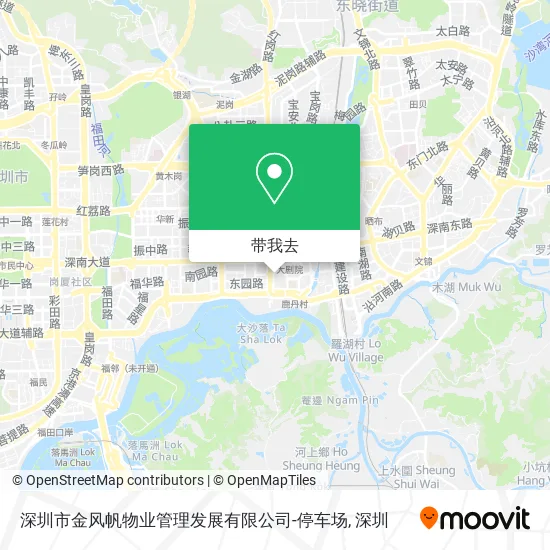 深圳市金风帆物业管理发展有限公司-停车场地图