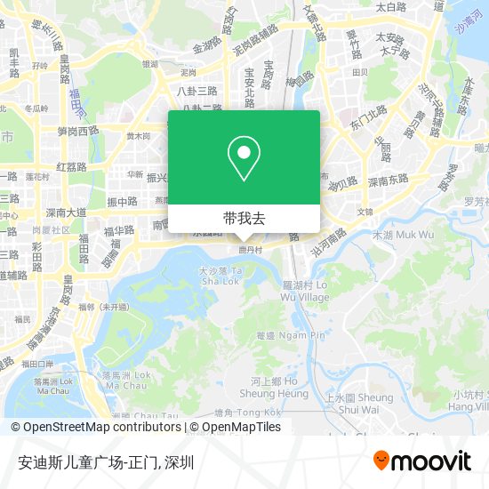 安迪斯儿童广场-正门地图