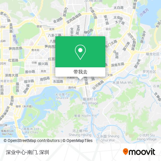 深业中心-南门地图