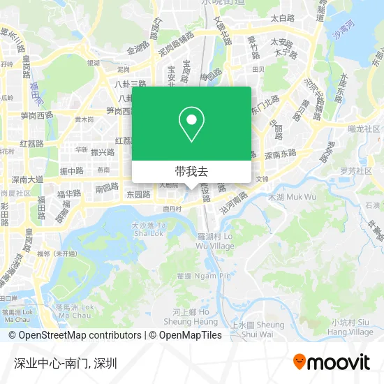 深业中心-南门地图