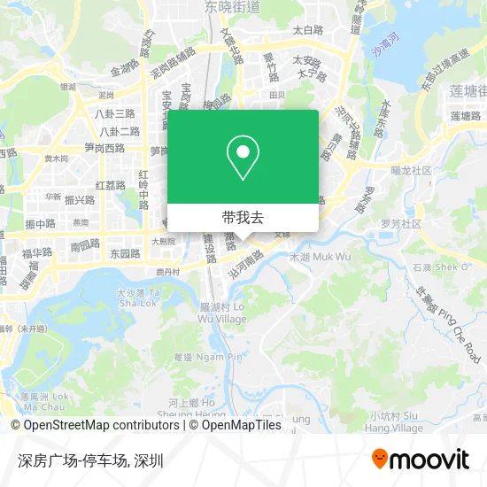 深房广场-停车场地图