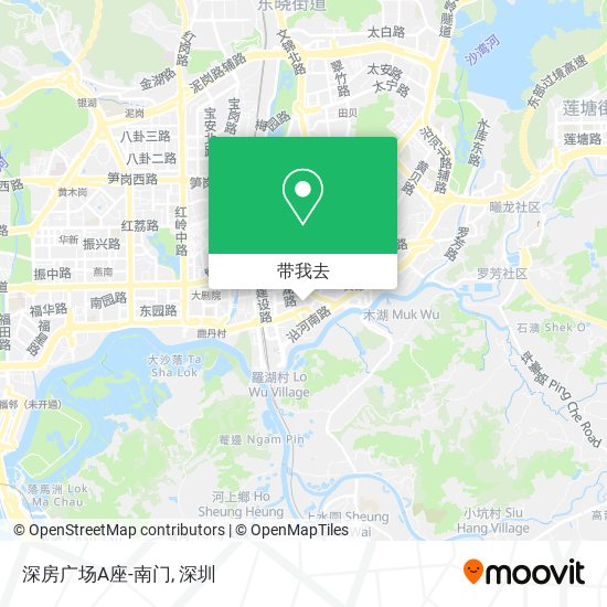 深房广场A座-南门地图