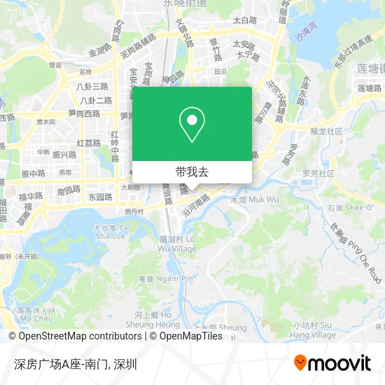 深房广场A座-南门地图
