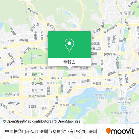 中国振华电子集团深圳市华康实业有限公司地图