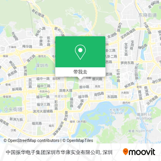 中国振华电子集团深圳市华康实业有限公司地图