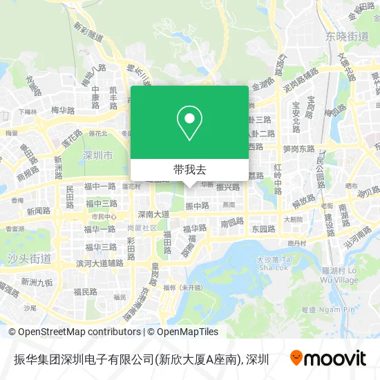振华集团深圳电子有限公司(新欣大厦A座南)地图