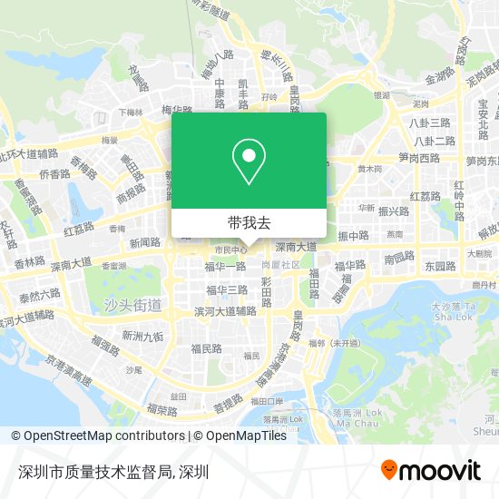 深圳市质量技术监督局地图