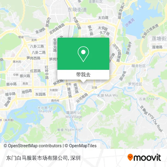 东门白马服装市场有限公司地图