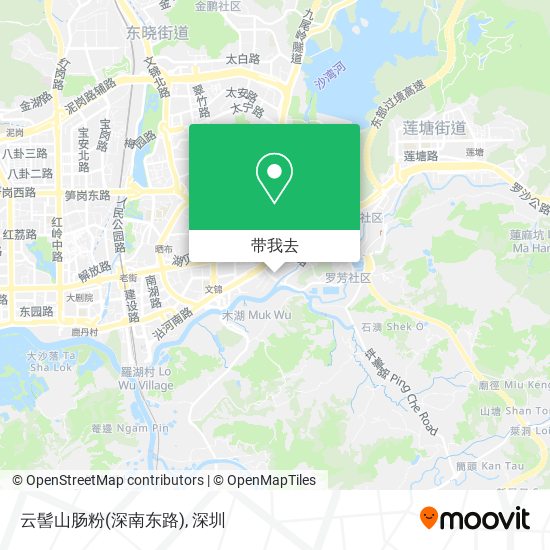 云髻山肠粉(深南东路)地图