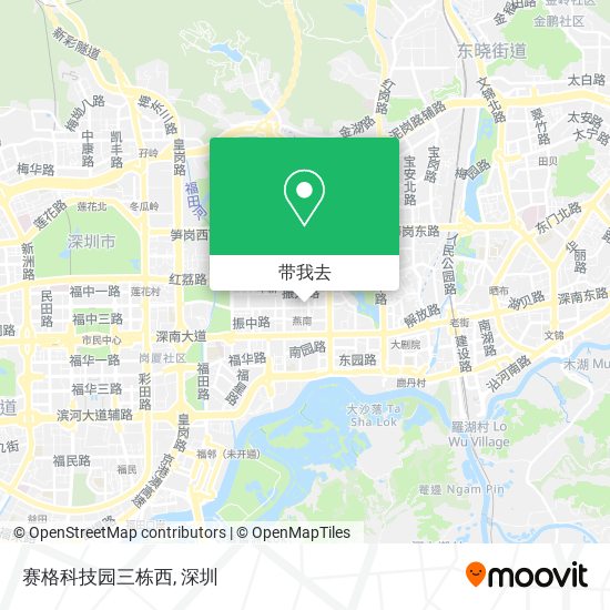 赛格科技园三栋西地图