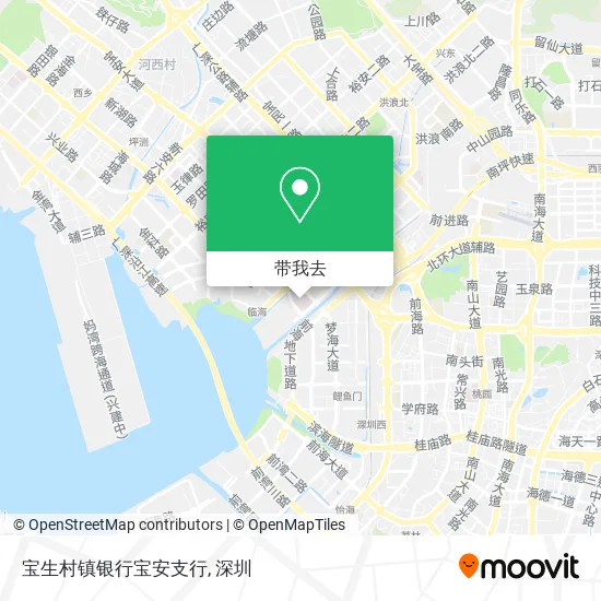 宝生村镇银行宝安支行地图