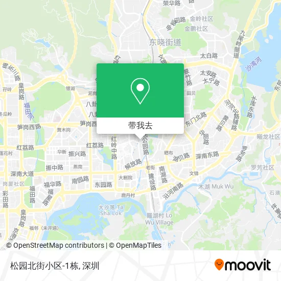 松园北街小区-1栋地图