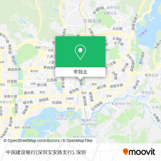 中国建设银行(深圳宝安路支行)地图