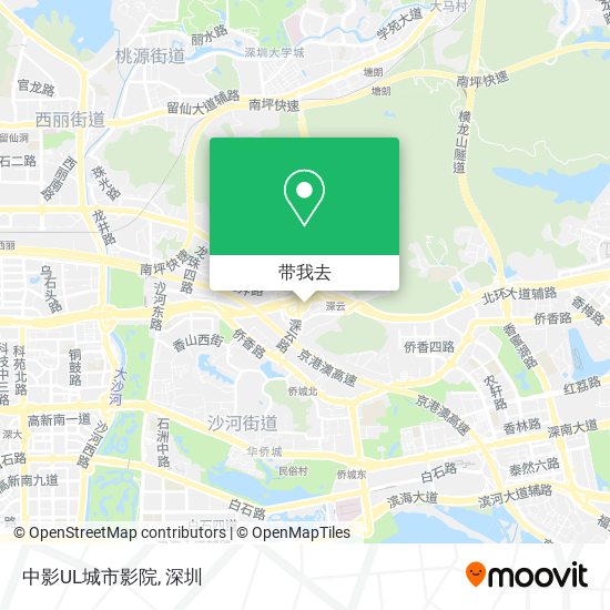 中影UL城市影院地图